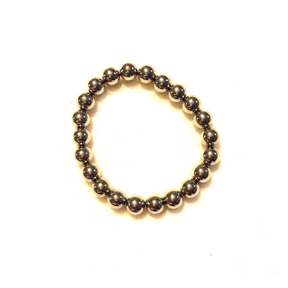 Silver Elastic Bracelet